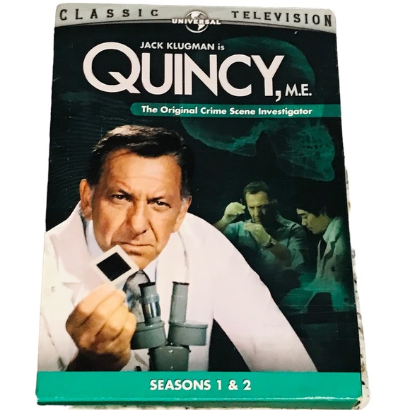 1970’s Jack Klugman Quincy M.E. Crime Scene Investigator Tv Show Dvd Set - Picture 1 of 6